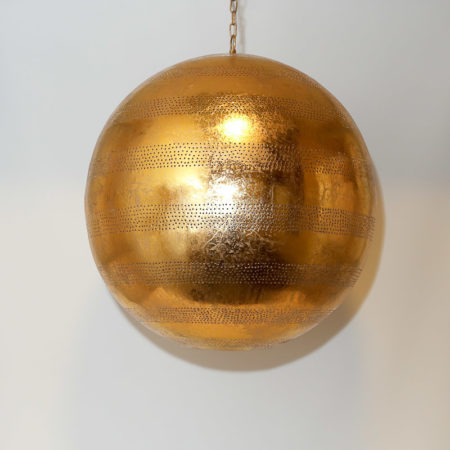 Arabische hanglamp | Oosterse lamp | Filigrain | Metaal | Vintage goud | Amsterdam