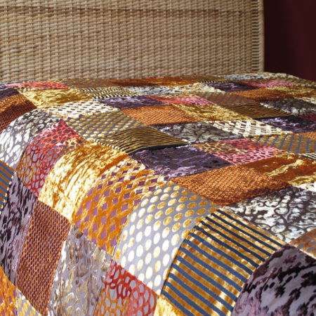 Orientalische Tagesdecke Patchwork | Marokkanischer Teppich Handgemacht Orientalische Tagesdecke