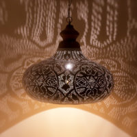 Filigrane Hängelampe | Orientalische Lampen Arabische Lampe | Marokkanische Beleuchtung