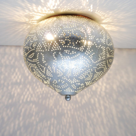 Orientalische Deckenleuchte Vintage Silber Deckenleuchte | Arabische Lampen