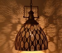 Orientalische Hängelampe | Filigran | Vintage Kupfer Orientalische Lampen Arabische Beleuchtung
