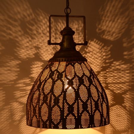Orientalische Hängelampe | Filigran | Vintage Kupfer Orientalische Lampen Arabische Beleuchtung