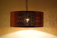 Orientalische Hängelampe | Filigran | Zylinder Löcher Lampe | Marokkanische Lampen Arabische Hängelampe