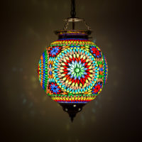 Orientalische Hängelampe | Marokkanische Lampen Orientalische Lampe Mosaik | Orientalisches Interieur