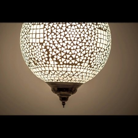 Mozaiek hanglamp traditioneel | Oosterse lamp | Marokkaanse lampen
