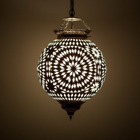Orientalische Lampen mosaik schwarz weiß Orientalische Lampen Marokkaner, der arabische Stimmungslampe beleuchtet