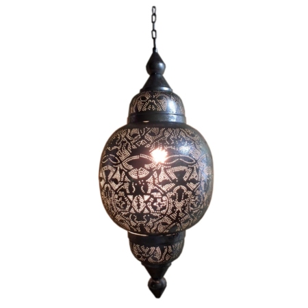 Arabische Lampe | Orientalische Hängelampe | Filigran | Silber Orientalische Lampen
