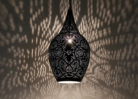 Orientalische Lampe Filigran | Vintage Silber Orientalische Lampen Marokkanische Hängelampe Östliche Beleuchtung