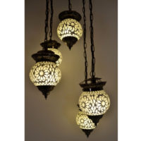 Oosterse hanglamp | Mozaiek | Marokkaanse lampen | Oosterse lamp | Arabische sfeerverlichting | Oosters interieur