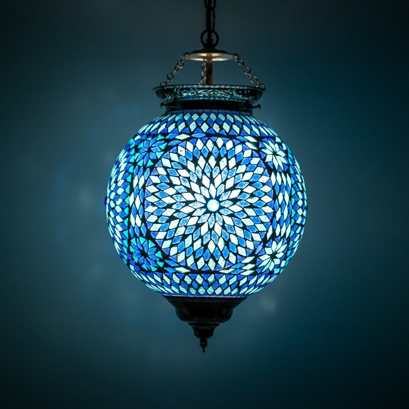 Orientalische Lampe Weihnachtsgeschenk Mosaiklampe Hängelampe Deckenlampe 
