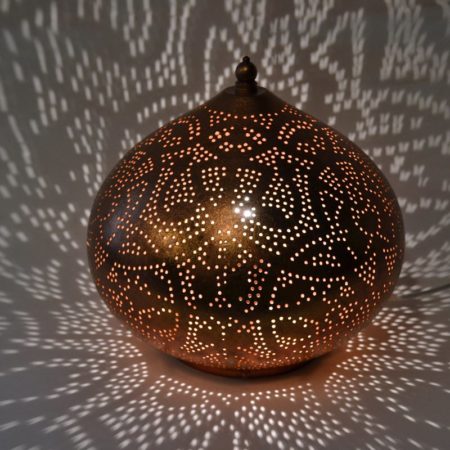 Orientalische filigrane Tischlampe | Arabische Lampen Orientalische Stimmungsbeleuchtung Marokkanische Lampe