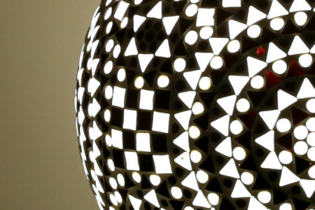 Oosterse tafellamp | Mozaïek | Zwart Wit | Arabische lampen | Oosterse lampen specialist