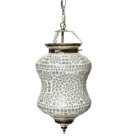 Orientalische Hängelampe Mosaik Diabolo transparent | Orientalische Lampen | Schnelle Lieferung |Beste Preise