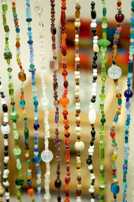 Orientalischer Perlenvorhang in allen Farben | Orientalische lampen