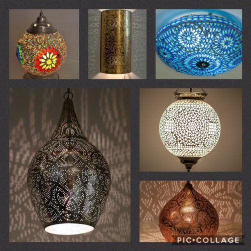 Oosterse lampen | Romantisch interieur | Marokkaanse lamp | Arabische verlichting | Mozaïek | Filigrain