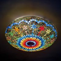 Orientalische Deckenleuchte | Mosaik | Orientalische Hängelampen Arabische Lampe | Türkische Beleuchtung