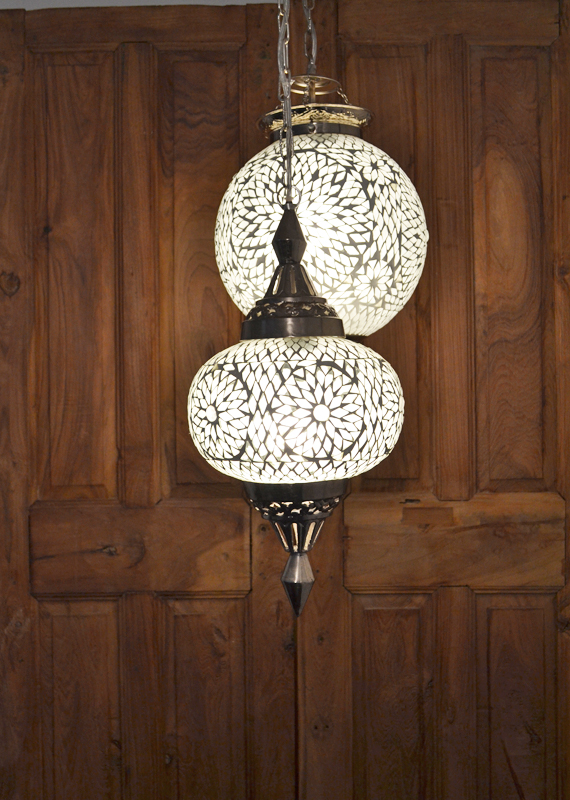 Oosterse lampen|Mozaiek hanglamp | Marokkaanse Lantaarn