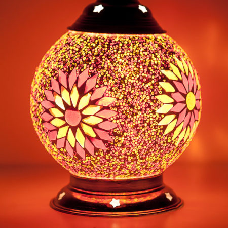 Orientalisch | Tischlampe | Mosaik | Perlen
