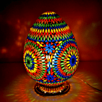 Orientalische Tischlampe | Mosaik | Oriental | Farben