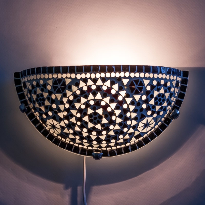 Wandleuchte Mosaik Wand Lampe Türkei Mosaiklampe Wandlampe Orientalische Lampe M 